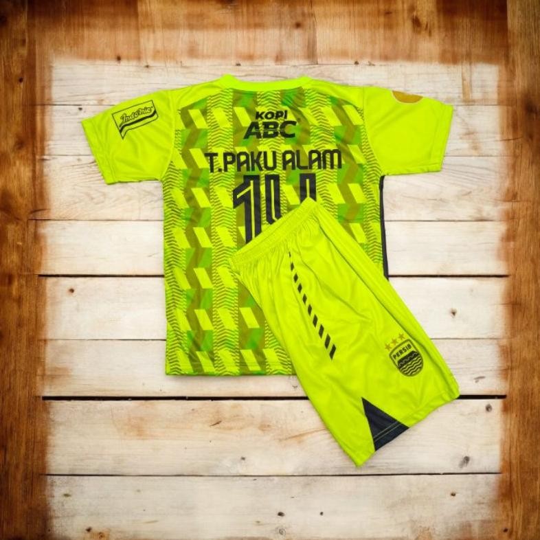setelan persib kiper anak anak set anak kiper persib teja paku alam Mendoza  baju olah raga Nugi