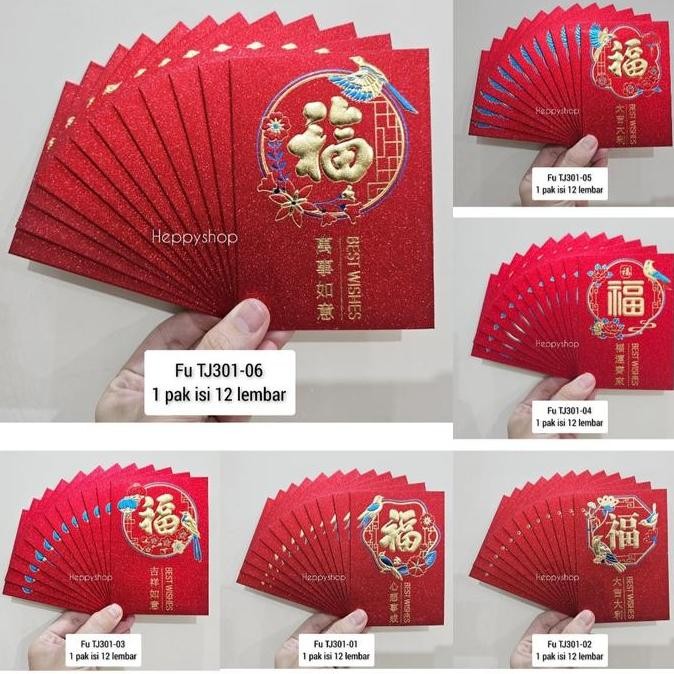 

>>>>>] AngpaoFu Pendek Maroon isi 12 lembar Angpao Imlek Fuk Hoki Glitter