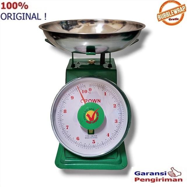 Timbangan Duduk Timbangan Buah 10 Kg Crown LJ