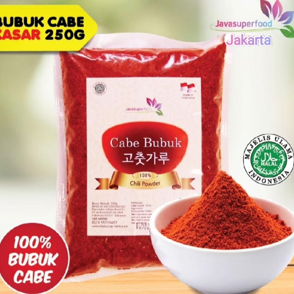 

Gochugaru Bubuk Cabe Chili Powder Kasar 250G Halal