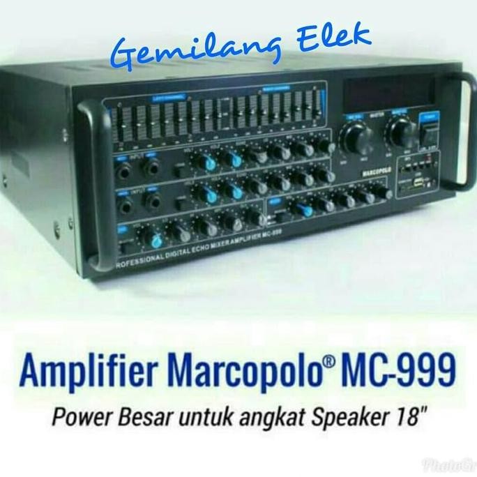 Promo Power Amplifier Karaoke MARCOPOLO MC-999 COD