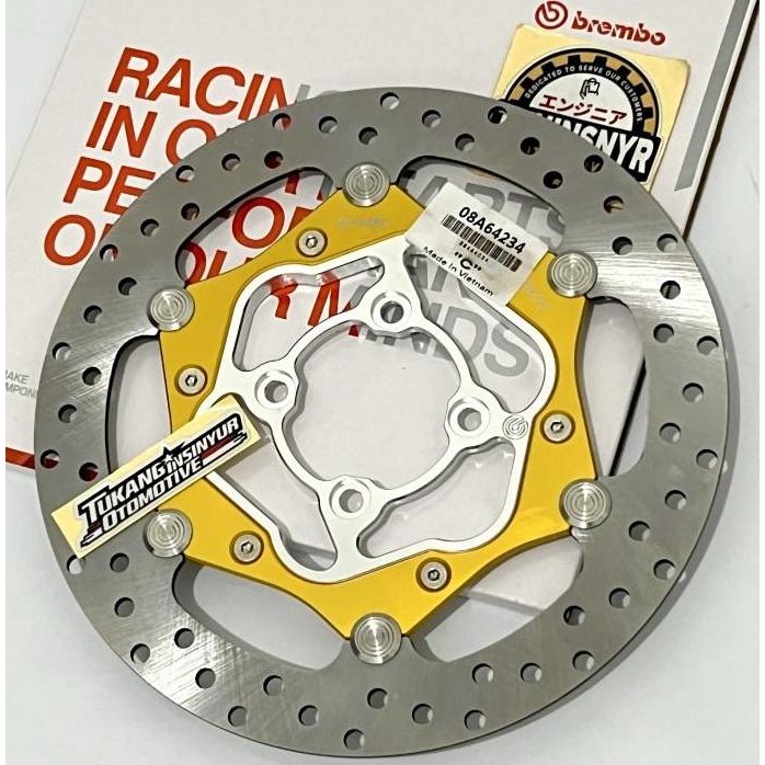 DISC BREMBO 260MM PIRINGAN CAKRAM BREMBO 260MM DISC CAKRAM BREMBO VARIO BEAT SCOOPY MIO FIZR KALIPER
