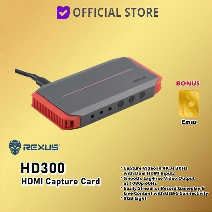 Rexus HD300 HDMI Capture Card Video HD 300