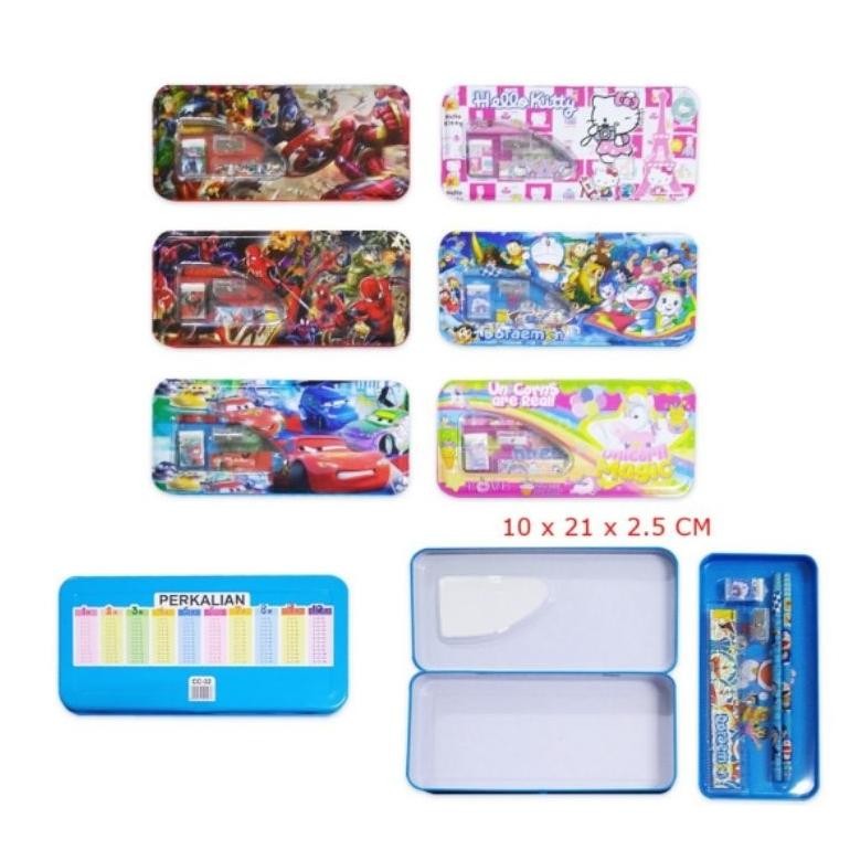 

Readyy!! Tempat Pensil Kaleng + isi