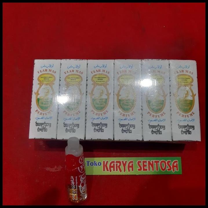 

Barang antik 1lusin minyak wangi ular mas segel product y y segel