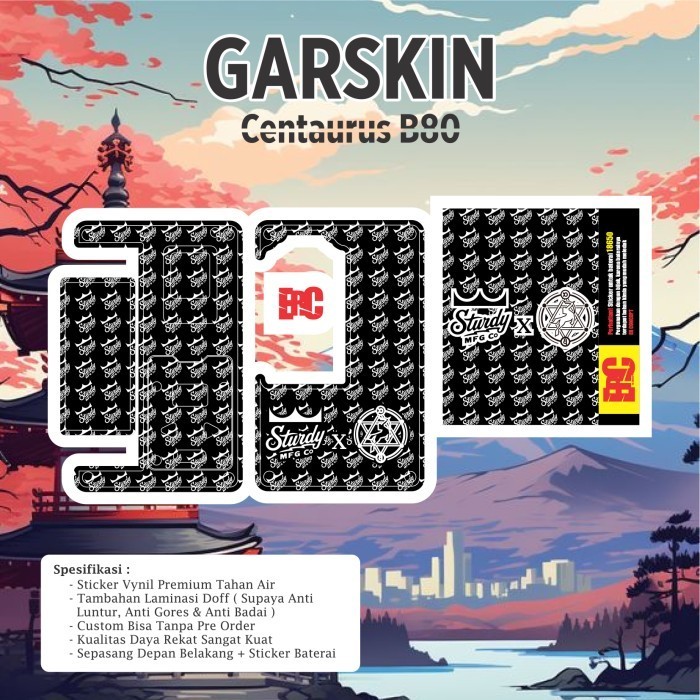 

Premium Cut - Inner Centa B80 Terbaru By Ultimate 01 Garskin Stiker / Case Custom Terlaris 2PCS/ Fullbody