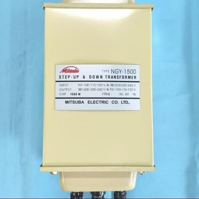 Promo trafo step up step down mitsuba 1500 w COD
