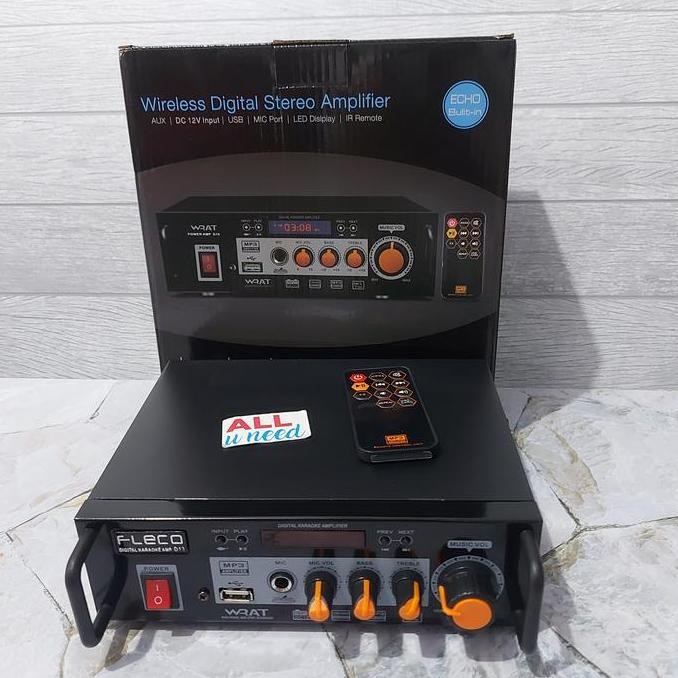 Promo Amplifier Bluetooth Fleco D13 - Ampli Karaoke Fleco D13 Mp3 Player COD