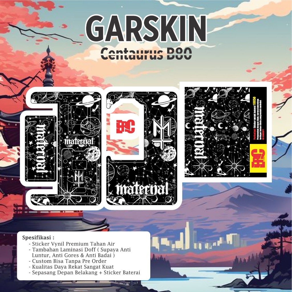 

Premium Cut - E2r Creative Jual Sicentaurus B80 03 Garskin Stiker / Case Custom Terlaris 2PCS/ Fullbody