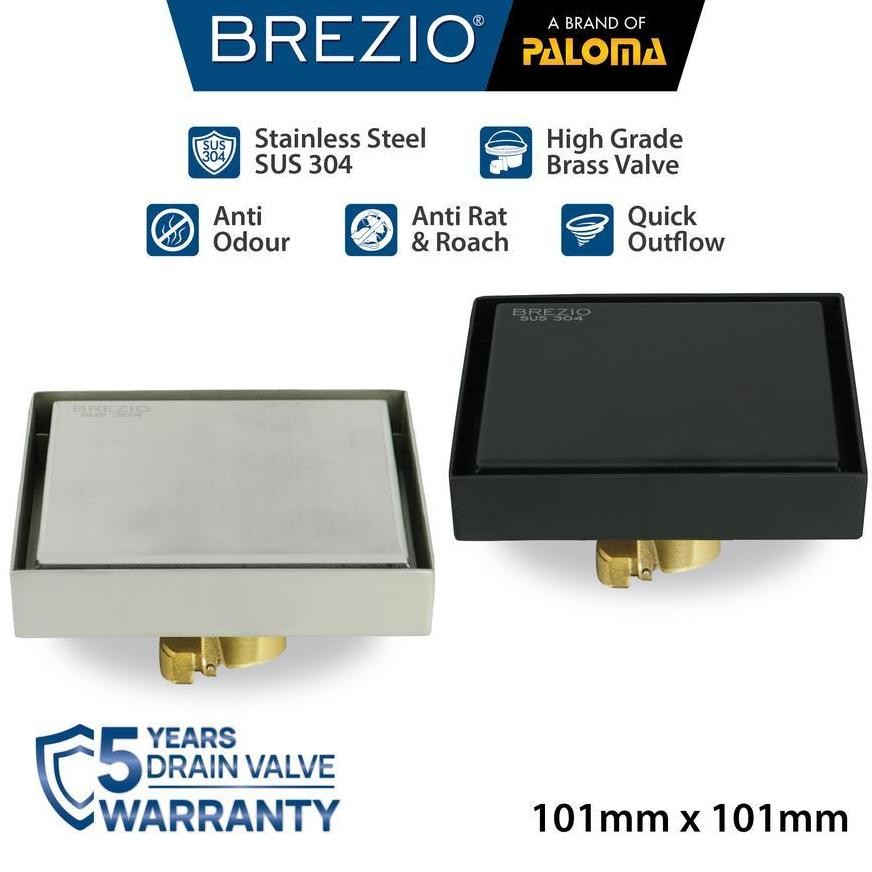 BREZIO Floor Drain Strainer Saringan Got Kamar Mandi Anti Bau Afur Kamar Mandi FDBZ 18