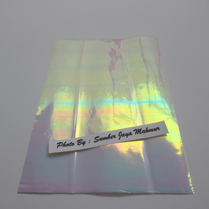 FT Stiker Hologram Transparan Metal Jig Lure