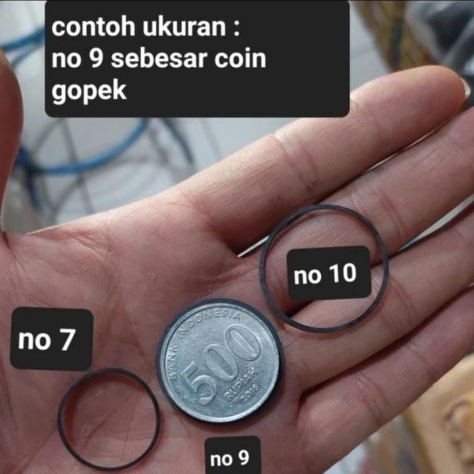 KARET ROLLER PINCH MEKANIK TAPE COMPO DECK KASET MEKANIC