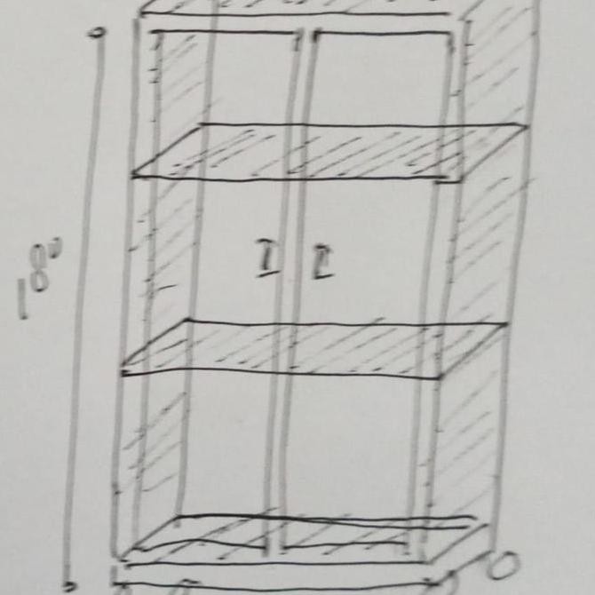 Baru ETALASE PIALA/ TROPY 3 RUANG