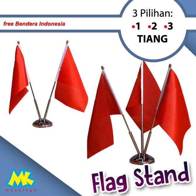 

stand tiang bendera meja - Stainless Steel Flag Pole murah