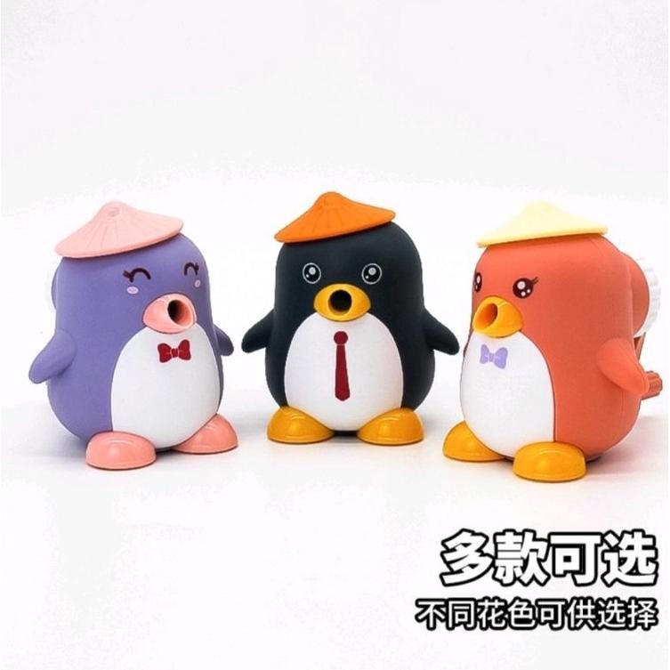 

Readyy!! Serutan pencil penguin/ serutan meja putar karakter penguin
