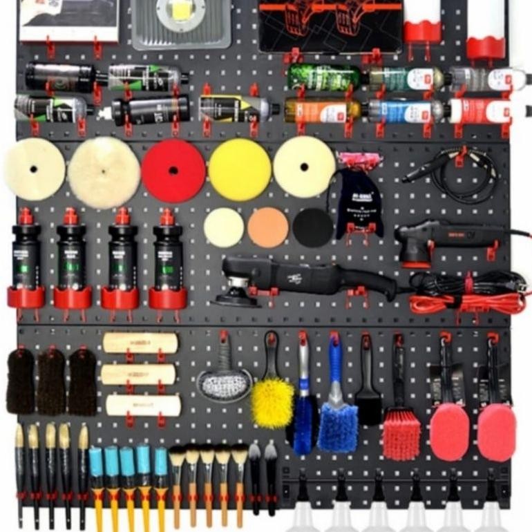 Peagboard Hooks Display / Alat Gantung Rak Tembok Peralatan Bengkel Detailing