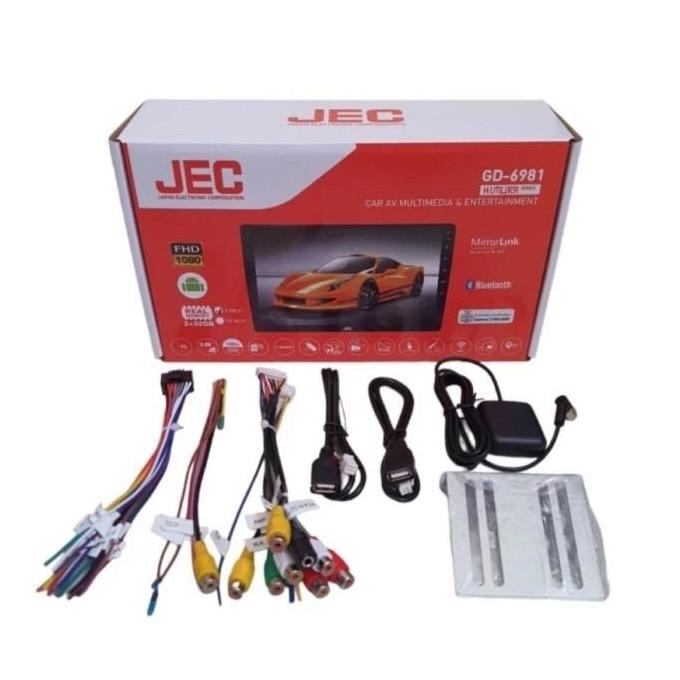 Head Unit Android 9inch/10inch JEC GD-6981 Ram 2/32GB