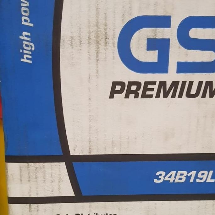 aki gs premium 34b19l | accu mobil basah gs murah