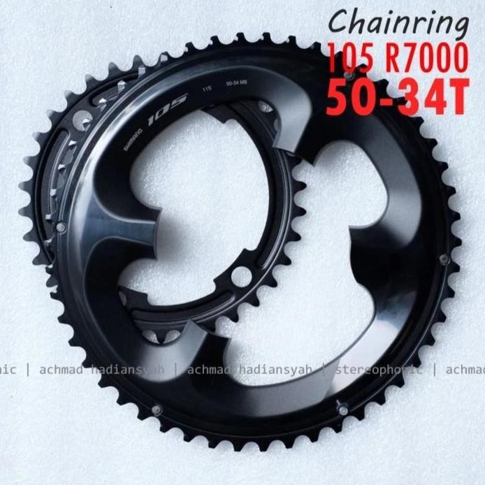 ready Chainring 50-34T 105 R7000 Chainring R7000 50-34T Chainring 105 50-34T