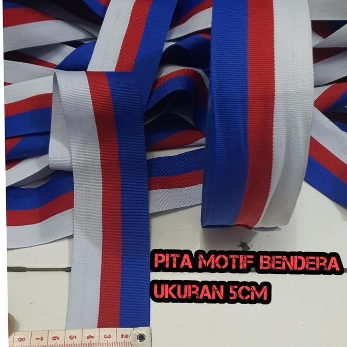 

New pita motif bendera 5cm
