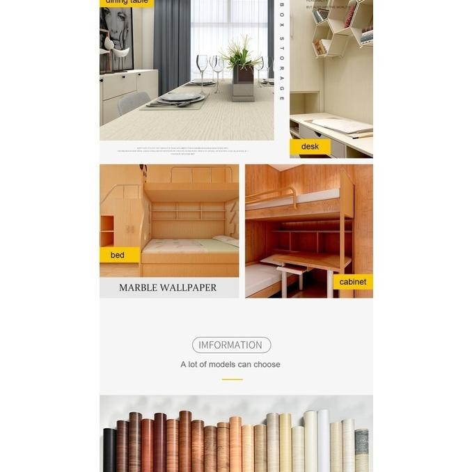 MURAH RONA PVC Sheet Sticker FS Pelapis Furniture / Decosheet Vinyl /  Pelapis Cat / Cat Tempel / Ad