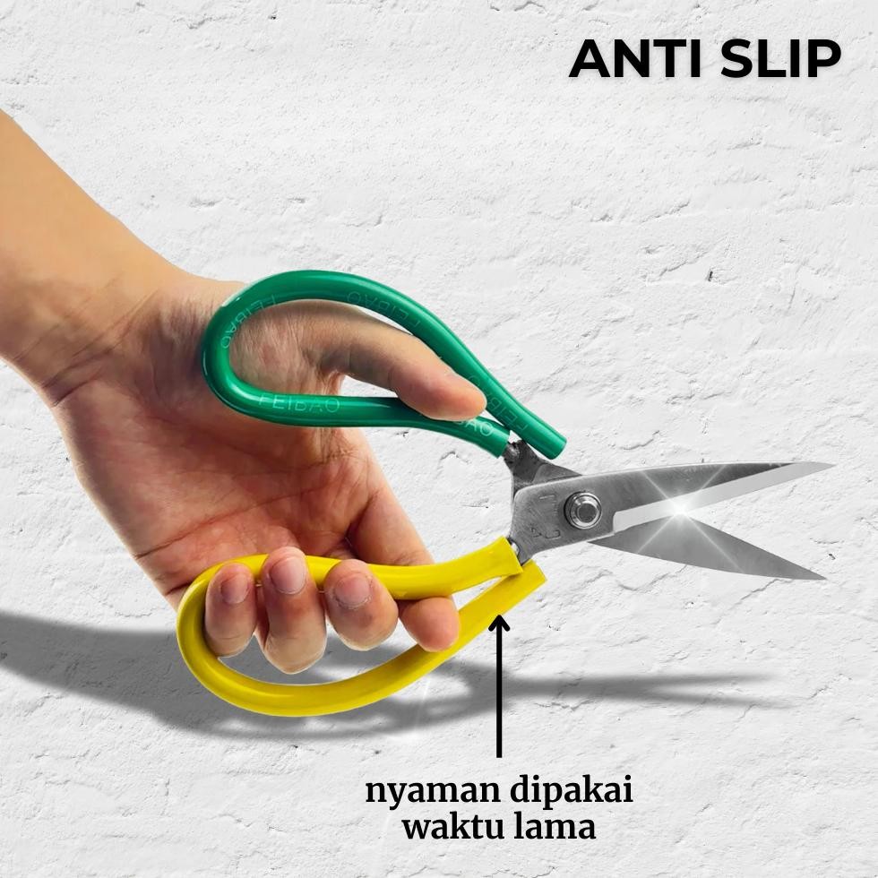 

Best! Feibao Gunting Kodok / Gunting Tukang Serbaguna 200mm / Multifunction Scissor Ukuran Besar .,