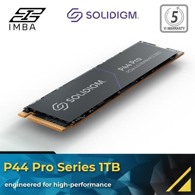 TERMURAH - INTEL SOLIDIGM P44 PRO NVMe Gen4 SSD 1TB [NVMe, Gen4]