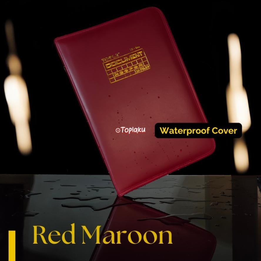 

Recomend Topla Map Dokumen Keeper Resleting Anti Air Kulit / Map Document Keeper F4 (Folio) ..