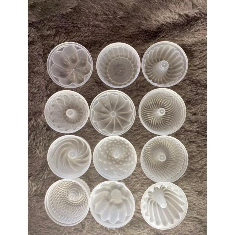 (isi 12pcs) Cetakan Puding Mini Cetakan Bolu Loyang Mini Bolu Kukus Mini Cetakan Kue Putu Ayu