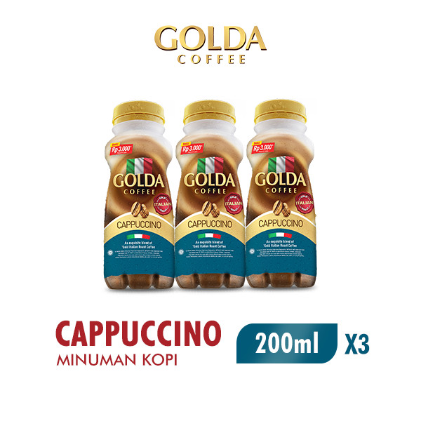 

Golda Coffee Cappuccino 200 ml x3