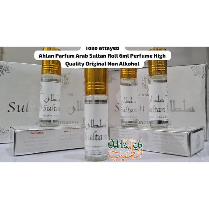 Ahlan Parfum Arab Sultan Roll 6Ml Parfum Original Non Alkohol