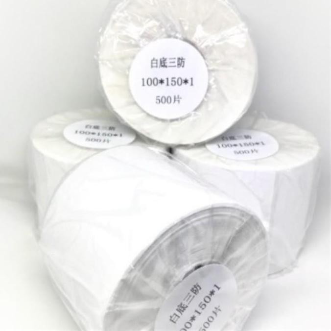 

Baru Label Thermal 100X150Mm Ll05 - Sticker Direct Thermal Roll Isi 500Pcs