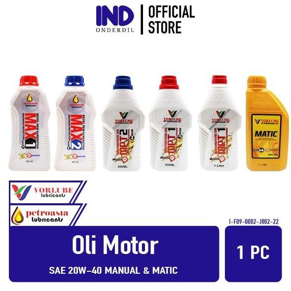 Original Oli Motor MAX MPT 1 2 Matic Petroasia Vorlube Oil Motor Manual & Matic