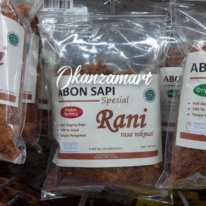 

Rani Abon Sapi Spesial 200Gr #Gratisongkir