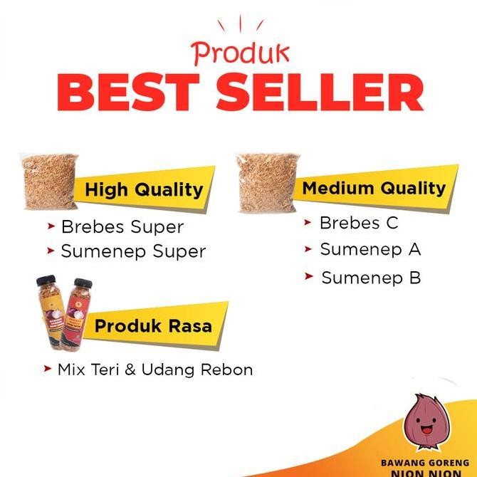 

Bawang Goreng Brebes Terenak Dan Renyah Berat 1 Kg -A #Gratisongkir