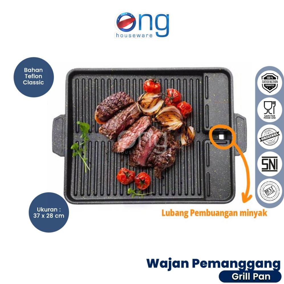 ''Terlaris" Korean Yakiniku Barbeque Multi Grill Pan Wajan Panggangan Daging Murah