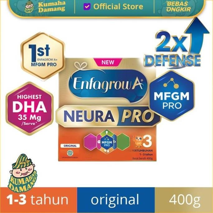 

terbaru enfagrow a+3 susu formula original/plain 400g