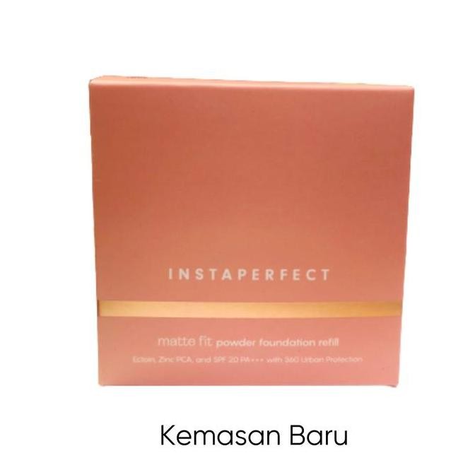 Asli Wardah Refill Instaperfect Matte Fit Powder Foundation 13g Bedak Padat
