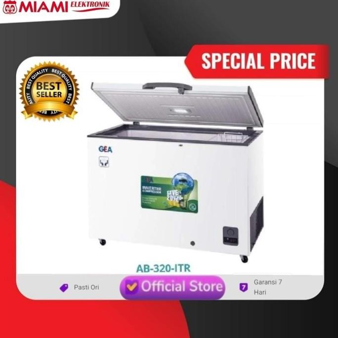 NEW CHEST FREEZER GEA AB320ITR / Freezer Box Inverter Gea AB-320-ITR AB320