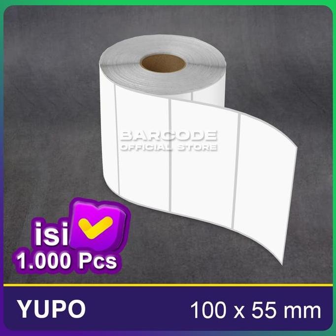 

Baru Label Yupo 100X55Mm 1 Line - Stiker Anti Air Isi 1000Pcs Core 1