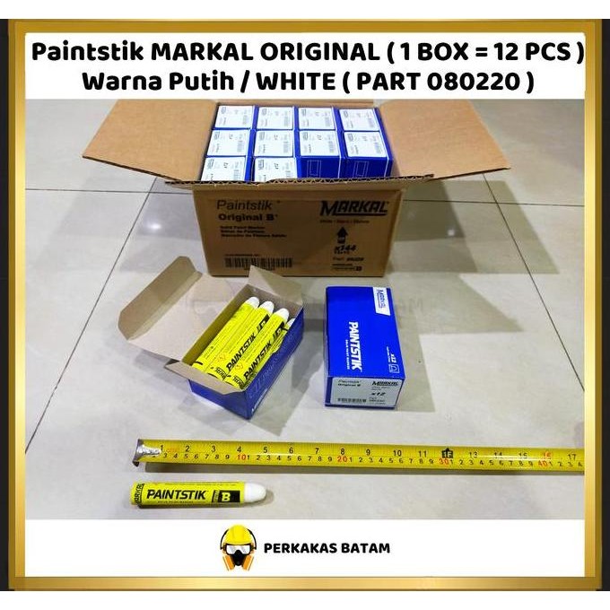 

PAINT STICK MARKAL B WHITE PUTIH PAINTSTIK SOLID MARKER 80220 ORIGINAL DAN TERPERCAYA