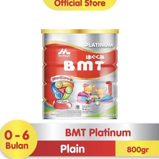 terbaru morinaga bmt platinum 1 800gr - susu formula bayi 0-6 bulan moricare