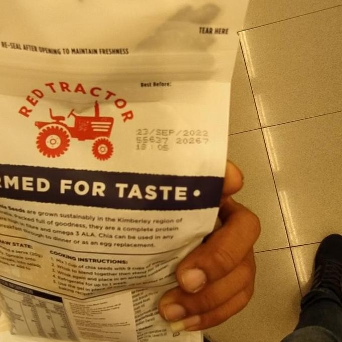 

Red Tractor Australian Black Chia Sedd 500Gr #Gratisongkir
