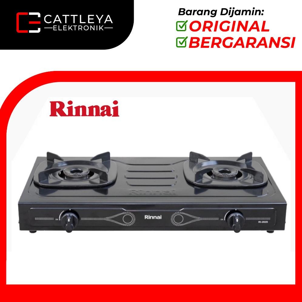 ''Terlaris" Rinnai Kompor Ri 202S / Ri-202S / Ri202 S / Ri 202 S (2 Tungku) Garansi Resmi Murah