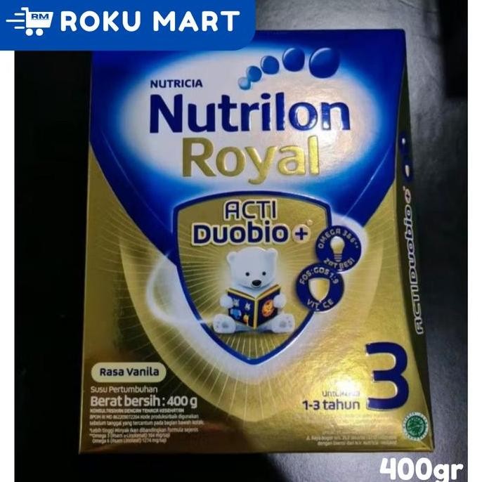 

terbaru nutrilon royal 3 susu formula anak usia 1-3 tahun 400gr