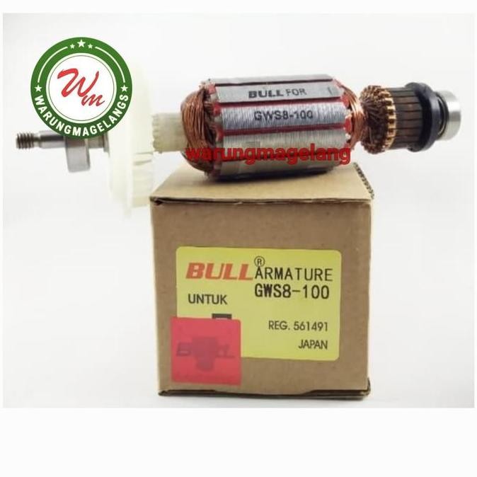 Bull armature for gerinda GWS 8100 GWS8100 angker rotor GWS8-100