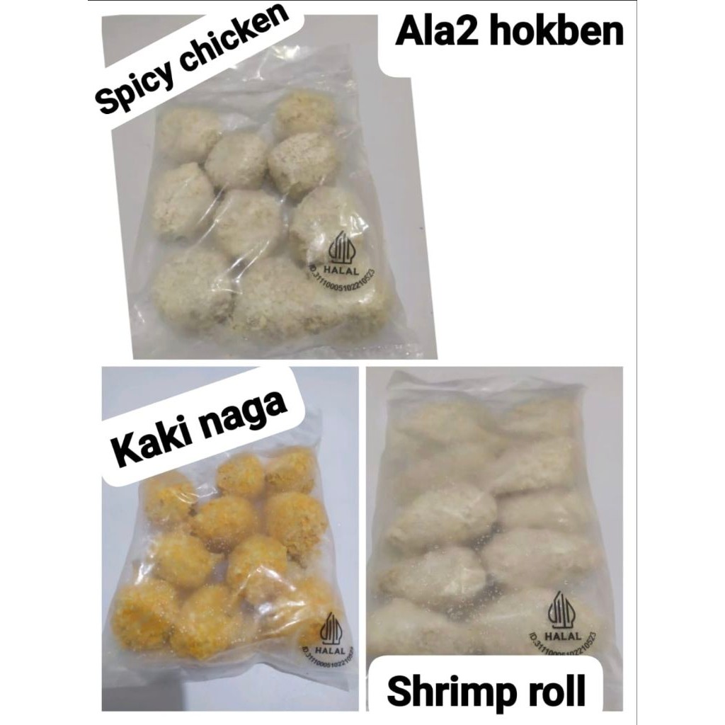 ala hokben.. enak spicy chicken shirmp roll