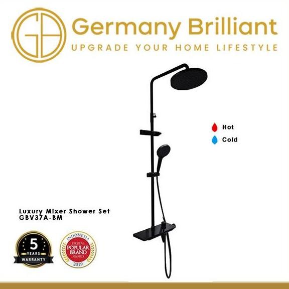 Germany Brilliant Shower Tiang / Column Set Panas Dingin Gbv37A-Bm
