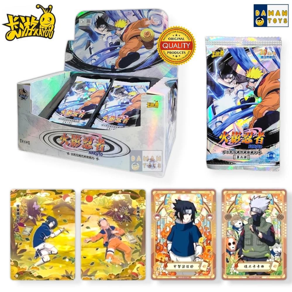 ''Terlaris" Kartu Anime Naruto Baruto 1 Box Grosir