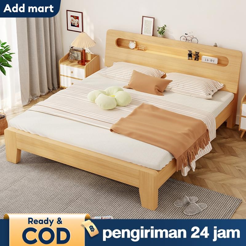 Dipan Tempat Tidur Kayu  Ranjang Kayu Divan Kasur